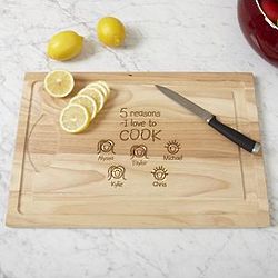 Personalized Reasons I Love Cutting Board