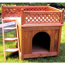 Small Dog House with Balcony View