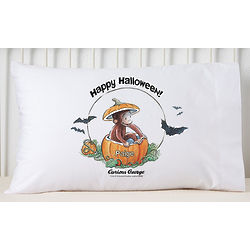 Curious George Lil' Pumpkin Personalized Pillowcase