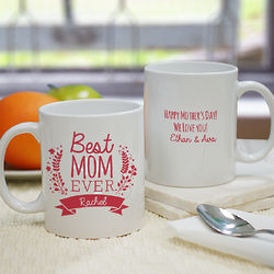 Personalized Best Mom Mug