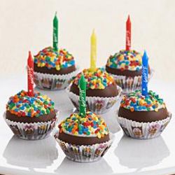 6 Handmade Birthday Cupcake Cake Pops