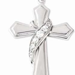 Sterling Silver My Journey of Hope Cross Necklace