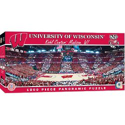 Wisconsin Badgers Basketball Panoramic Puzzle