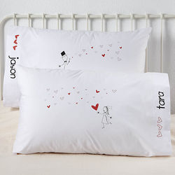Blown Away By Love Personalized Pillowcase Set