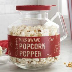Microwave Popcorn Popper with Silicone Lid