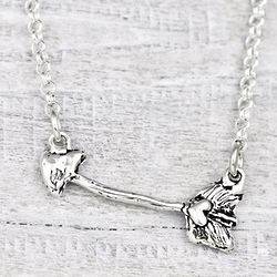 Cupid's Arrow Sterling Silver Necklace