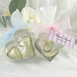 Chocolate-Filled Heart Cookie Cutter Favor