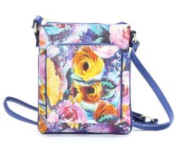 Watercolor Floral Crossbody Bag