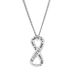 A Sister's Love Infinity Necklace
