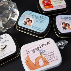Personalized Engagement Party Mint Tins