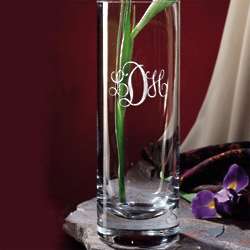 Personalized Prelude Crystal Flower Vase