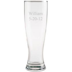 Personalized Tall Pint Beer Glass