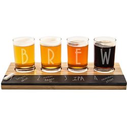 Personalized 6 Piece Craft Beer Tasting Flight Set