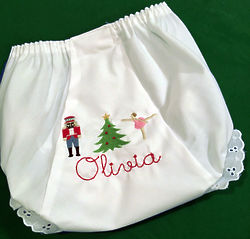 Nutracker Personalized Holiday Baby Bloomer