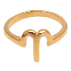 Golden Aries Gold Plated Sterling Silver Cocktail Ring