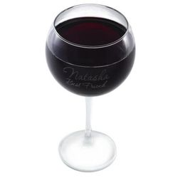 Personalized Connoisseur Red Wine Glass