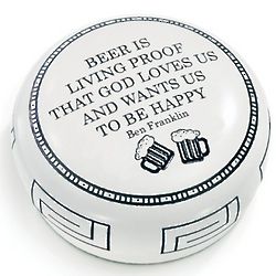 Beer Quote Paperweight