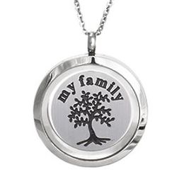 My Family Round Build A Charm Floating Locket