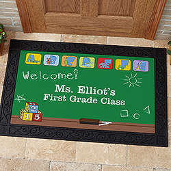 Teacher's Little Learners Personalized Doormat