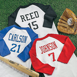 Personalized Kid's Sports Jersey with Name and Number