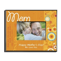 Personalized Sunshine and Flowers Picture Frame