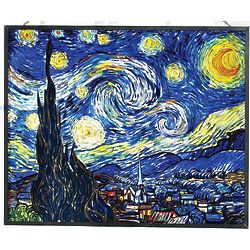 Van Gogh Starry Night Art Glass