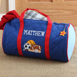 Boys Personalized Sports Duffel Bag