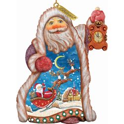 Holiday Santa Sleigh Ride Ornament