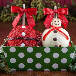 Holiday Caramel Apple Gift Tray