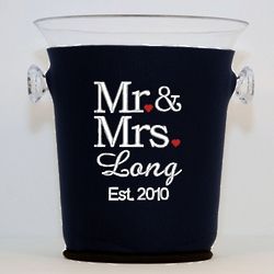 Mr. And Mrs. Champagne Bucket