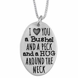 Love You Bushel and a Peck Necklace