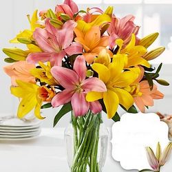 Deluxe Royal Spring Lilies for Mom
