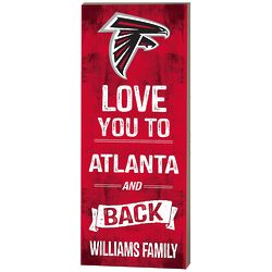 Love You Personalized NFL Wall Plaque