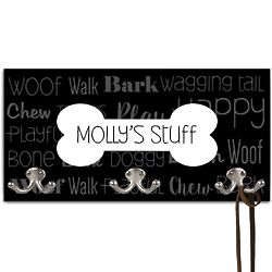 Personalized Leash Holder Wall Hooks for Dogs