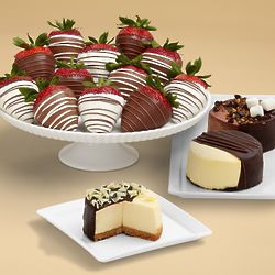 Dipped Cheesecake Trio & 12 Swizzled Berries