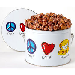 Peace Love and Popcorn Cocoa S'mores Popcorn