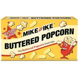 Mike and Ike Buttered Popcorn Theater Size Candy - 5oz Box