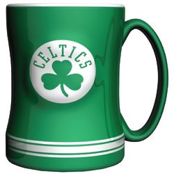 Boston Celtics Sculpted 14 Ounce Coffee Mug