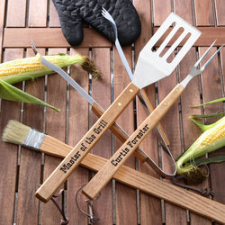 Grill Master Personalized BBQ Utensil Set