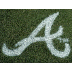 Atlanta Braves Authentic Lawn Logo Stencil Kit