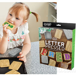 Letter Pressed Cookie Cutters