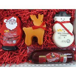 Merry Christmas Cheese and Sausage Gift Box