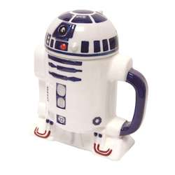 R2D2 Star Wars 3-D Ceramic Lidded Mug