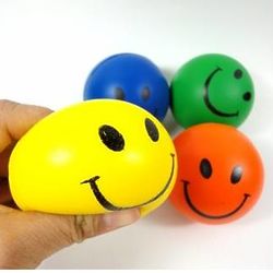 12 Smiley Face Stress Balls