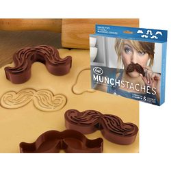 Munchstache Cookie Cutters