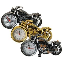 Plastic Motorcycle Quartz Alarm Clock