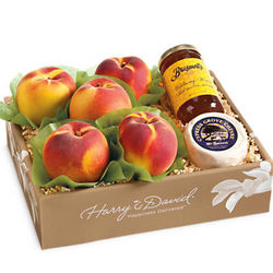 Peaches and Goat Cheese Snack Box