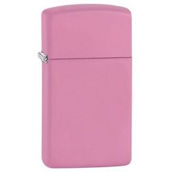 Slim Pink Matte Zippo Lighter