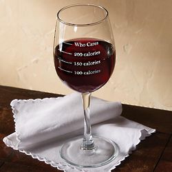 Calorie Counts Wine Glass