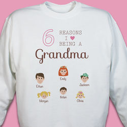 Personalized Reasons I Love Sweatshirt